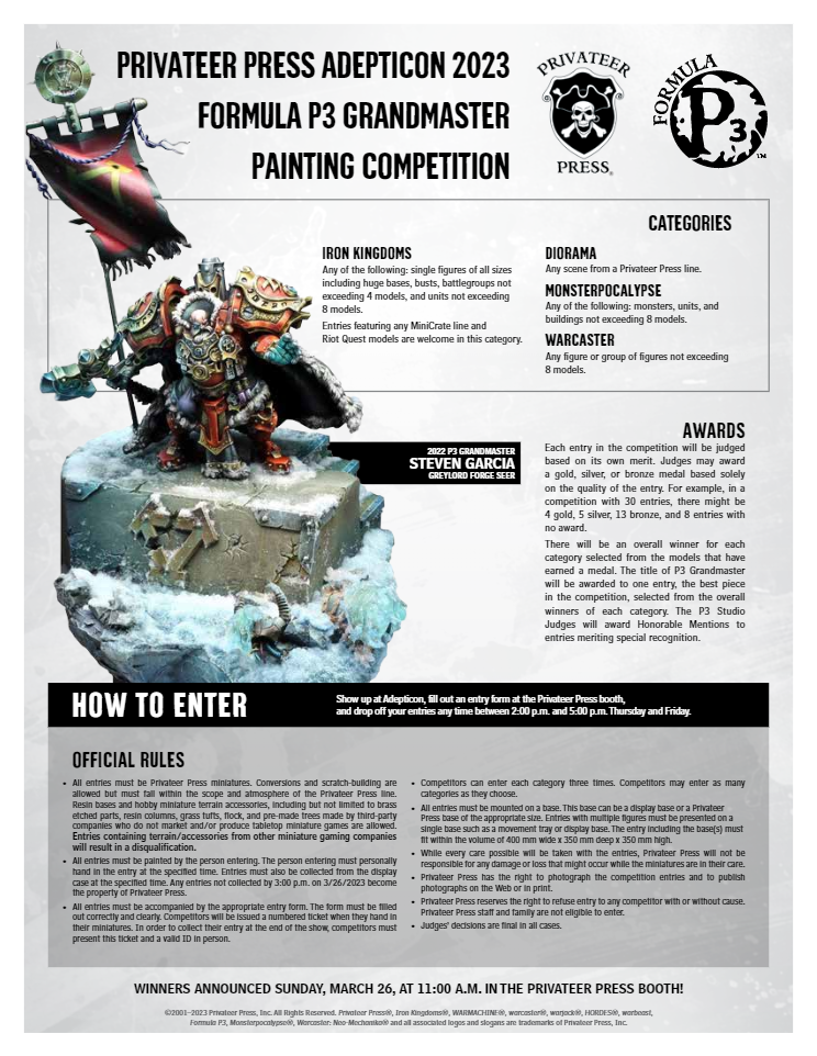 P3 Grandmaster AdeptiCon 2023 AdeptiCon